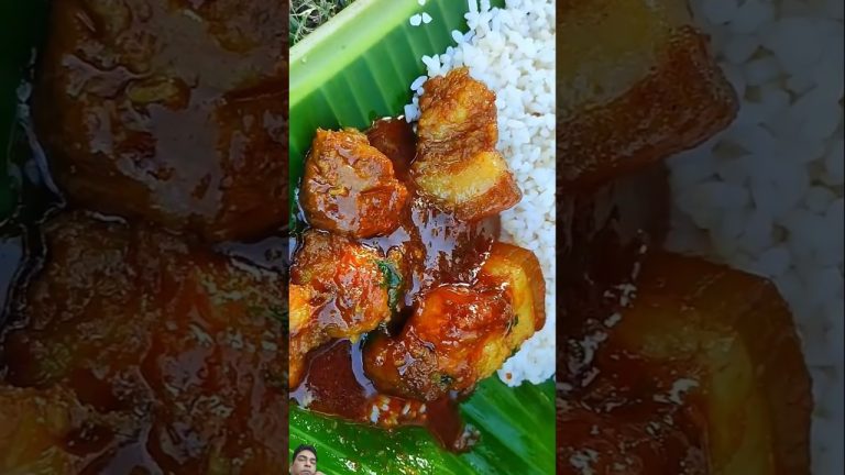 rice and gravy pork curry #pork #curry #recipe #cooking