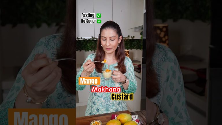 Best for weightloss and fasting – Mango Makhana Custard