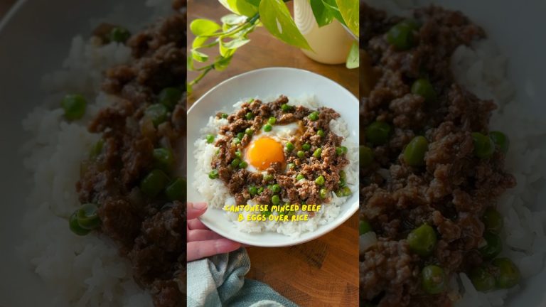 the dish my mom ate every week: Cantonese minced beef & eggs