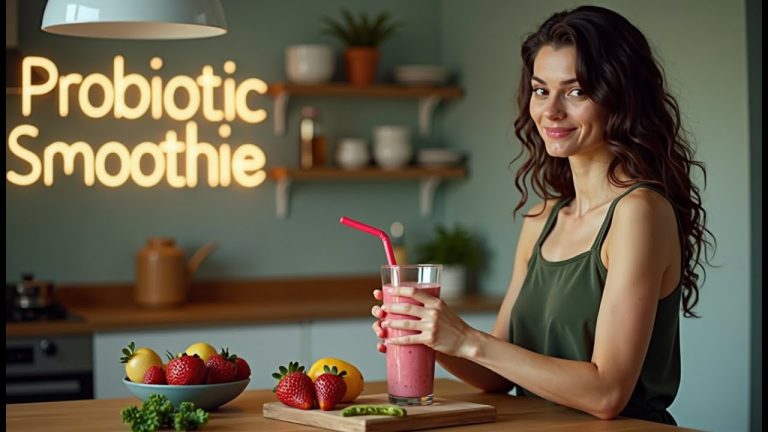 Probiotic Smoothie Recipe for a Happy Gut | Boost Digestion & Immunity Naturally