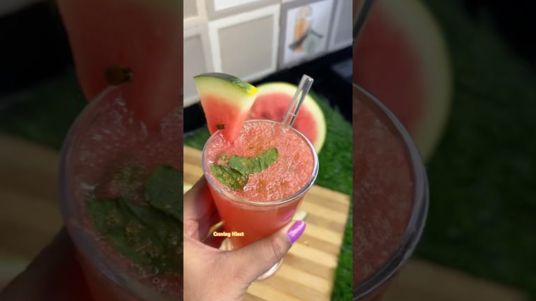 Watermelon soda | watermelon mojitto recipe #trending #youtubeshorts #shorts