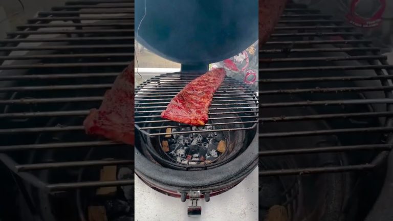 3 Hour Direct Heat Pork Ribs on the Kamado Joe Classic II