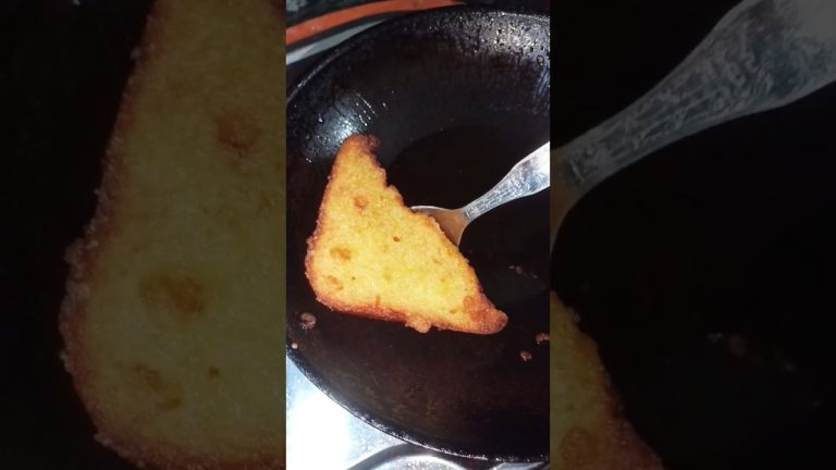 Maida Bread Fry 😍 / #shorts #breadrecipes