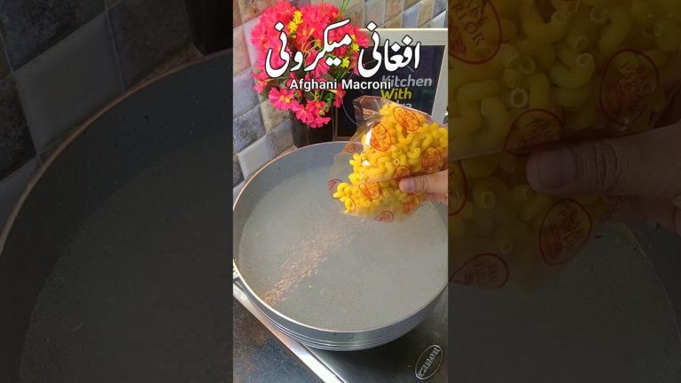 Acghani Macroni#snackslover #EasyRecipes#foryou #foryoupage #reel #UKCooking #AmericanFood #Home