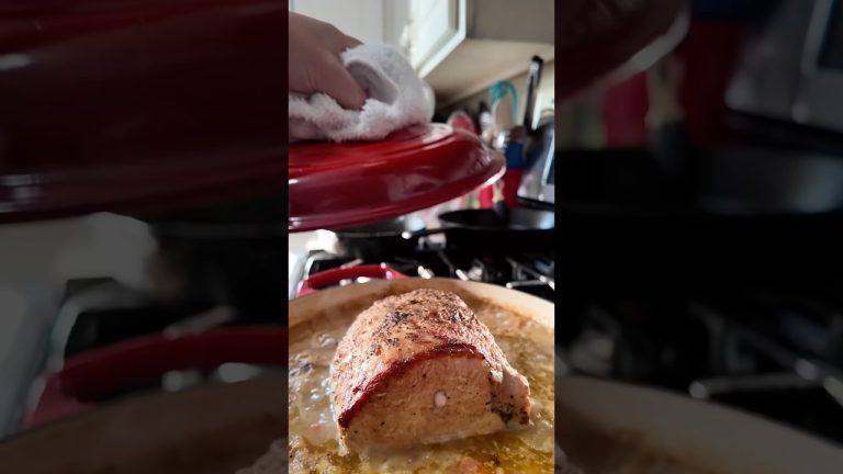 Braised Pork Loin Recipe on chefnikki.net #recipeoftheday #dinnerrecipe #foodshorts