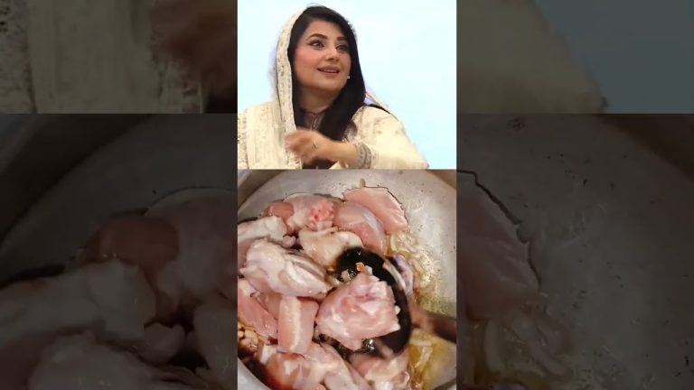 😲javeria saud 200 logo ka khana kesy banati hai ? | | Simple chicken recipe #shorts​ #youtubeshorts