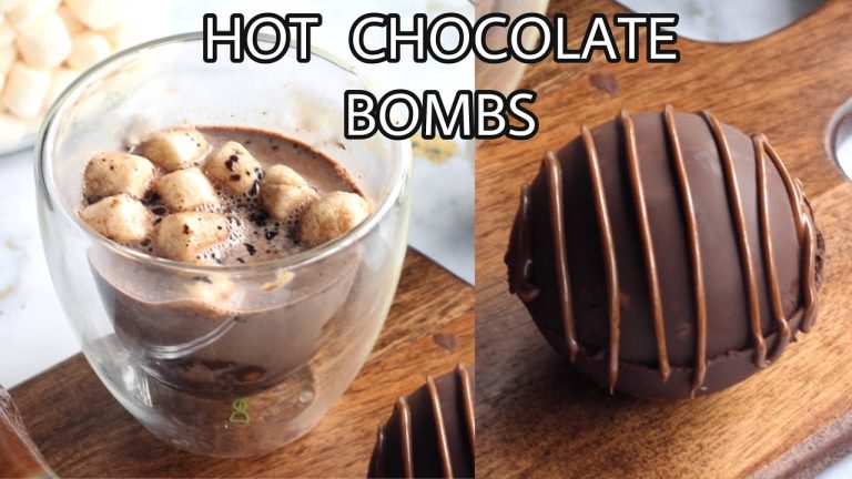 Easy Hot chocolate bombs recipe | Eggless, no bake dessert for Christmas