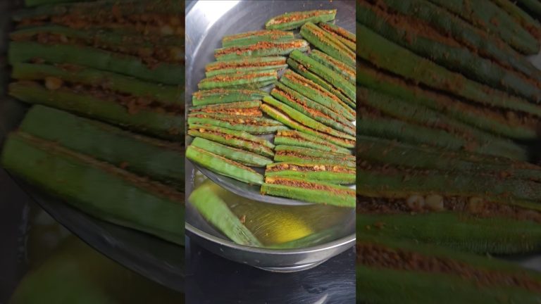Bhindi ki new Recipe #shorts #trending #viralvideo #indianfood #bhindi #cooking