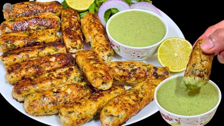 Chicken Reshmi Kabab | Chicken Reshmi Seekh Kabab | Soft and Juicy Kabab Recipe
