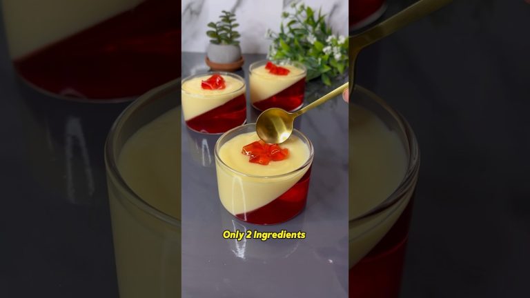 2 Ingredient Dessert #shorts #learning #youtubeshorts #recipe