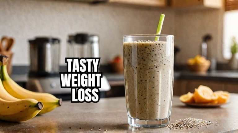 BANANA & CHIA SEEDS SMOOTHIE 🍌🌿 | WEIGHT LOSS & MORE!