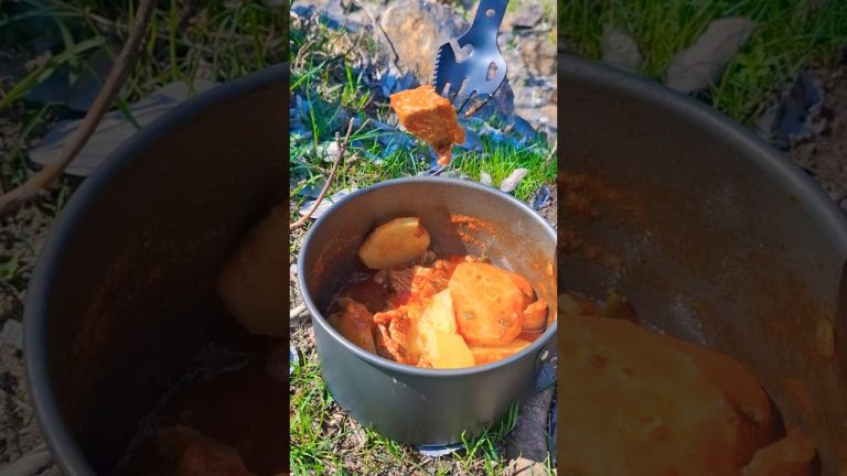 Outdoor Cooking: Beef & Potato with Spicy Tomato Sauce | Easy Recipe