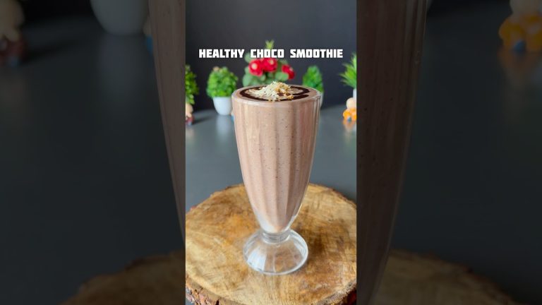 Trending Recipe of Healthy Choco Smoothie #recipe #smoothie #shake #healthy