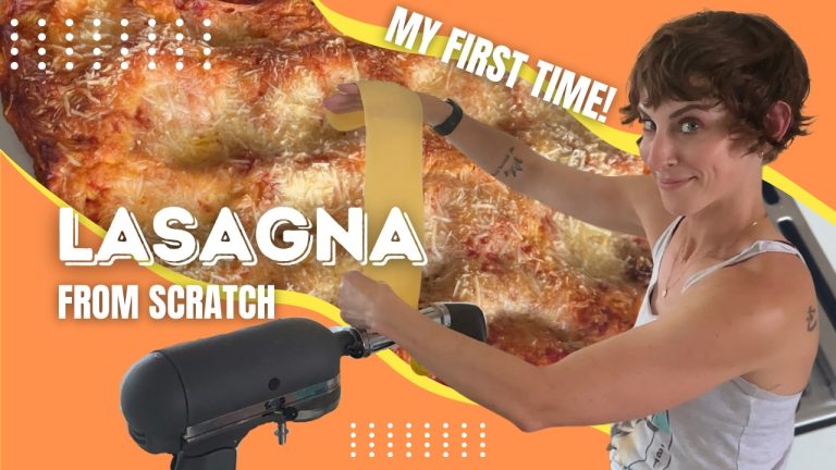 Homemade Lasagna from Scratch –  My First Time Making This Sopranos Cookbook Recipe