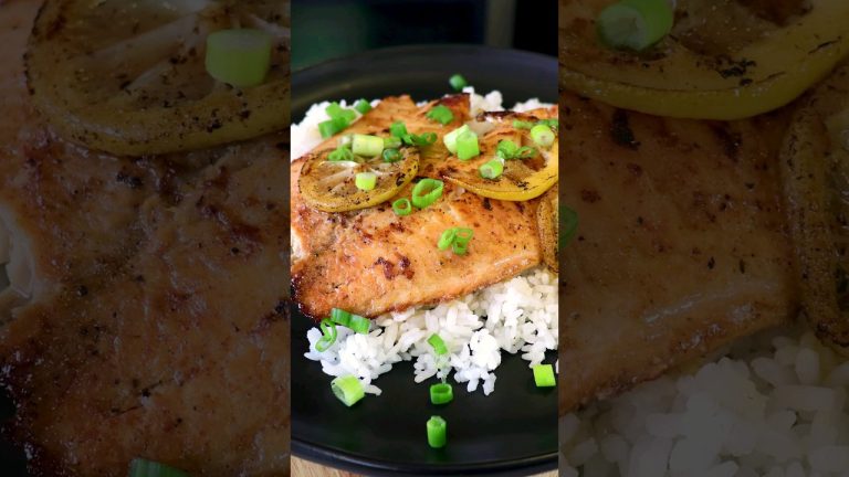 How to Make Lemon Butter Tilapia Fish Easy Recipe #shorts