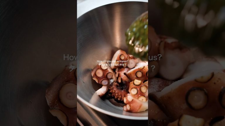 タコがあったらなに作る？/ How do you eat octopus?