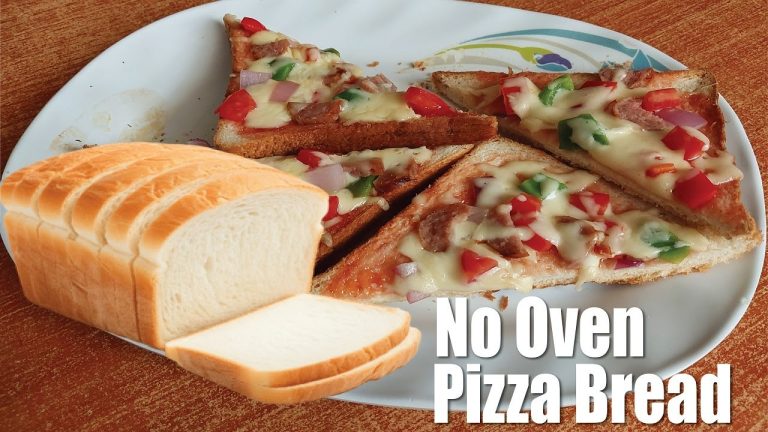 No Oven Pizza Bread Recipe | 5-Minute Easy Pan Pizza Without Oven!
