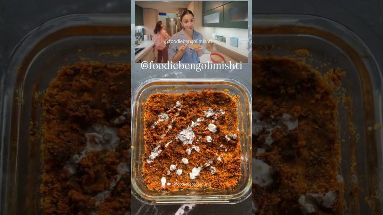 Alia Bhatt’s Favourite Apple Crumble recipe @foodiebengolimishti  #applecrumble