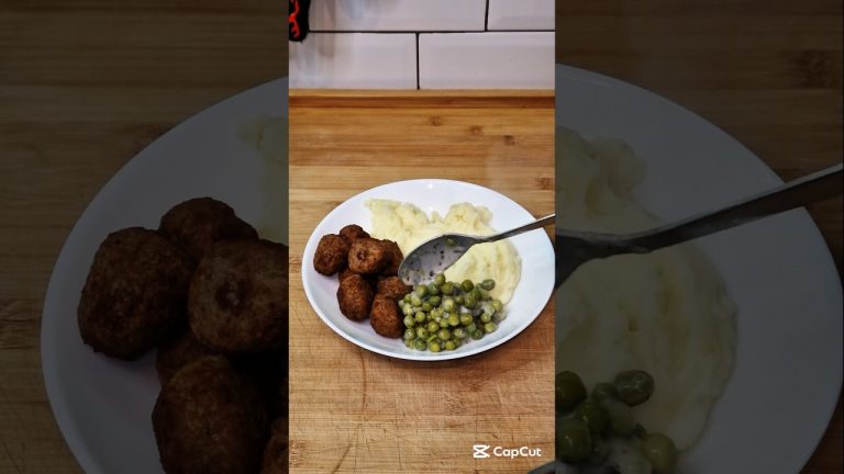 IKEA Meatballs #food #cooking #recipe #dinner #shorts #viralvideo #trending #fyp