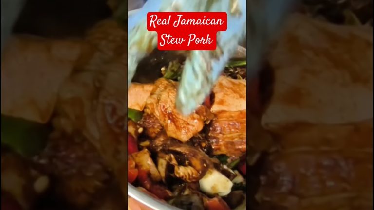 Real Jamaican Pork Belly Recipe (And How To Make It) #cooking #short #jamaicanfood