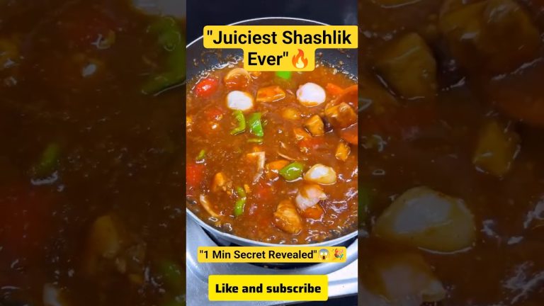 A Must Try Chicken Shashlik Recipe. #recipe #cooking #shortsfeed #food #chickenshashlik#shortsviral