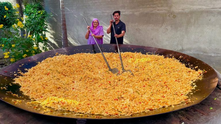 Big Pasta | Mix Pasta Recipe By Granny | Indian Style Pasta Recipe | Pasta Recipe | Veg Village Food