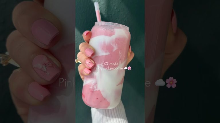 Pink cloud smoothie ☁️💗