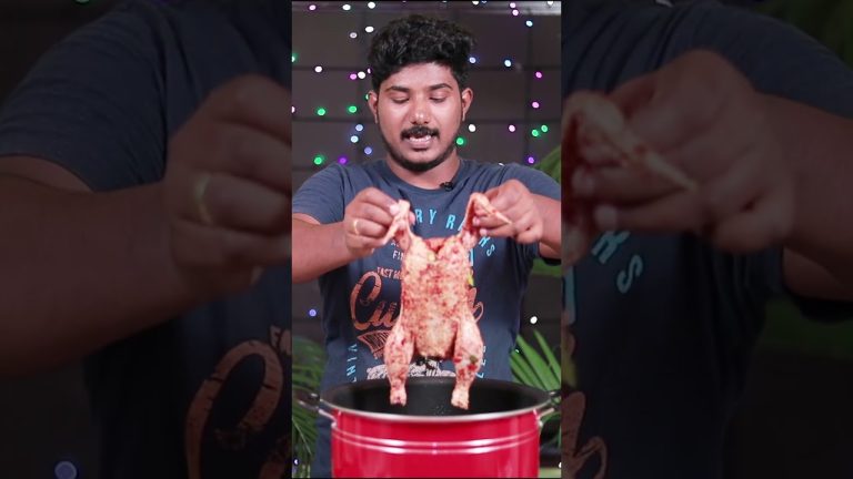 Crispy FULL Chicken Fry! (EASY Recipe) | Juicy FULL Chicken Fry in Minutes! #shorts #chickenfry