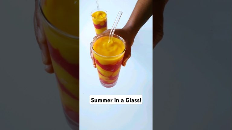 Mango & Strawberry Smoothie Recipe | Healthy, Easy & So Refreshing!