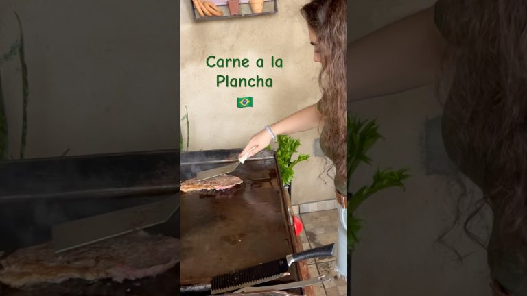 Hacemos Carne a la Plancha en Brasil 🇧🇷🤤 #brasil #plancha #carne