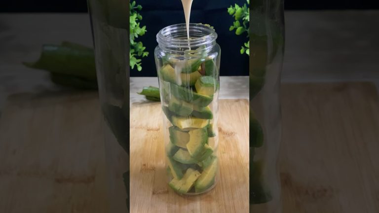 Delicious Avocado Milkshake Smoothie Recipes 🥑🥤- Easy & Healthy Blends #shorts #asmr