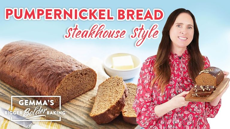 Steakhouse-Style Pumpernickel Bread Recipe