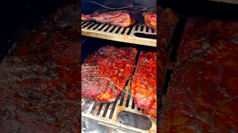 Pork Belly Burnt Ends! PERFECTLY Ready to chop and sauce! 🔥 #bbq #burntends #shorts #food