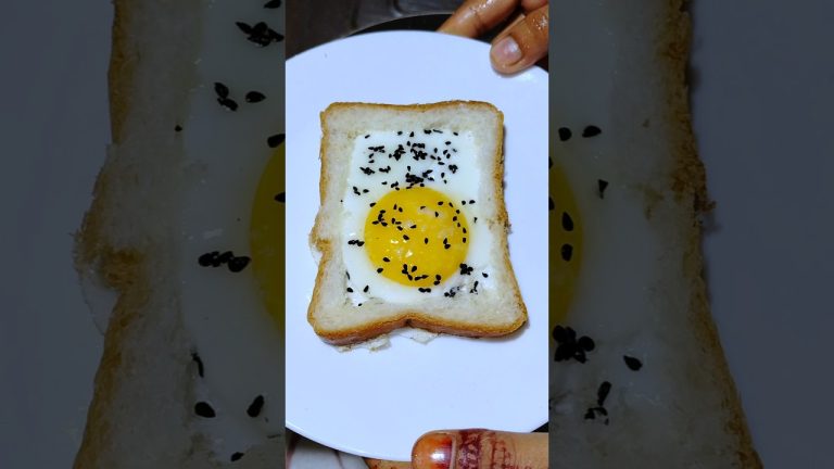 Tasty tasty anda bread 🥪 morning breakfast recipe 😋 #shorts #anda #bread