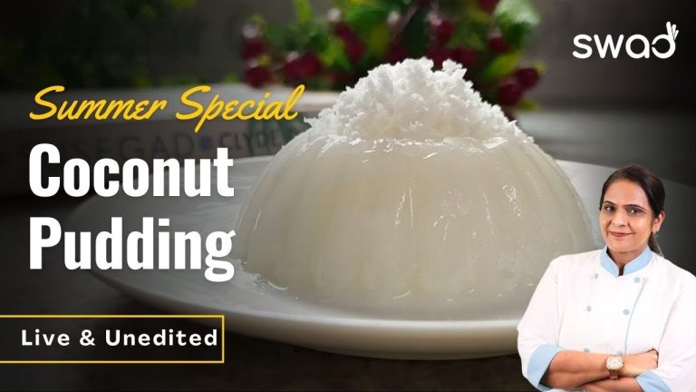Summer Special Coconut Pudding Recipe, Coconut Sweet, Authentic Coconut Junnu Recipe, Kobbari Junnu