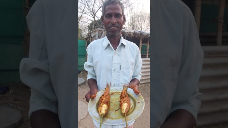 Roasted Fish On the Fire 🔥||आग पर पकाया हुआ मछली||#Shorts #Recipe #Food #Tiktok #RoastedFish