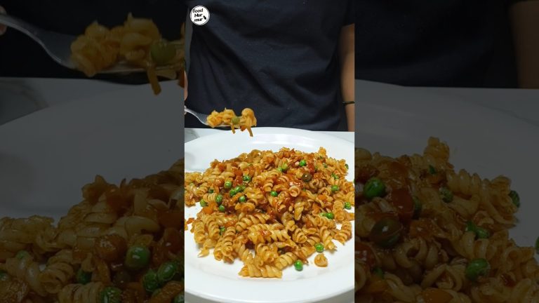 Red Sauce Pasta #asmr #shorts #food