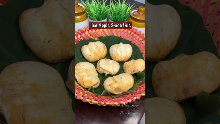 Summer Special Ice Apple Smoothie Recipe 🧊 ☀️| Refreshing & Healthy Drink |