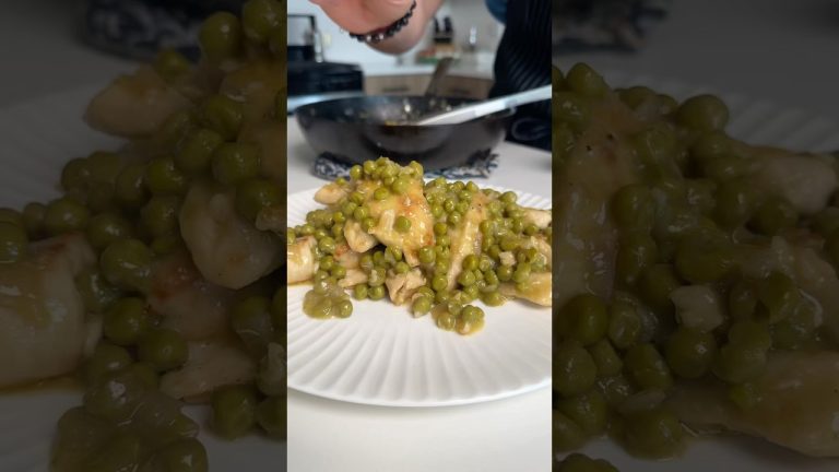 🇮🇹🫛Pollo e Piselli #chicken #chickenrecipes #peas #recipe #cooking #cookingchannel #easyrecipe