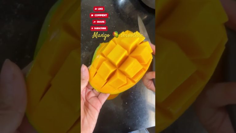 mango smoothie | mango smoothie recipe #shorts #youtubeshorts #recipe