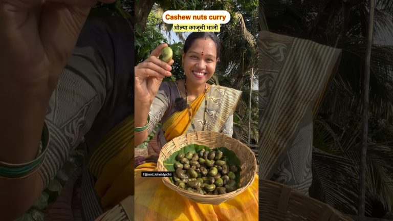 ओल्या काजूची भाजी आणि आंबोळ्या.#kaju #recipe #amboli #kokan #seafood #agrikoli #@Swad_Koliwadyacha