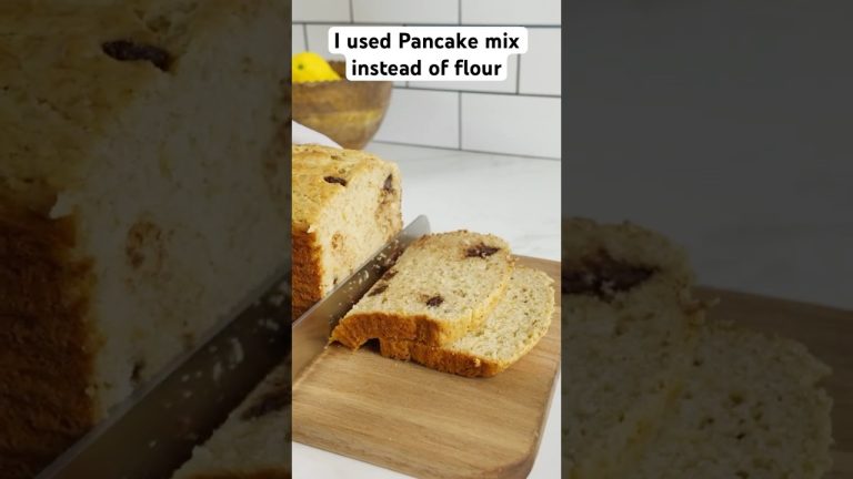 Banana Bread with Pancake Mix? Yes Please! #recipe  #banana #homemade