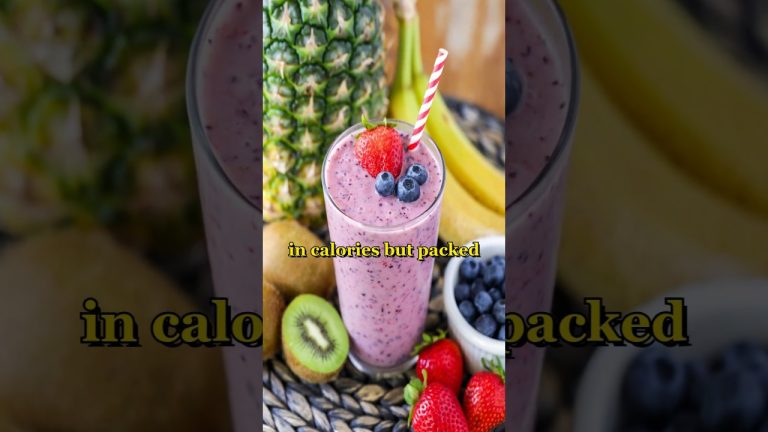 How to make a Strawberry & Bannana Smoothie for Weight-loss for summer#smoothie #weightlosstips