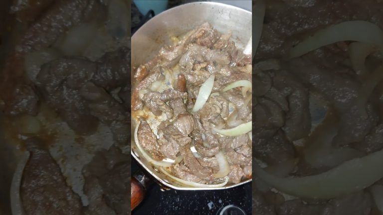 Jeito rápido de fazer a carne do jantar. #shortsfeed #receita #receitafacies #receitas