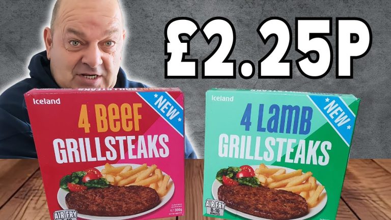 New from Iceland Beef/ Lamb Grillsteaks £2.25p