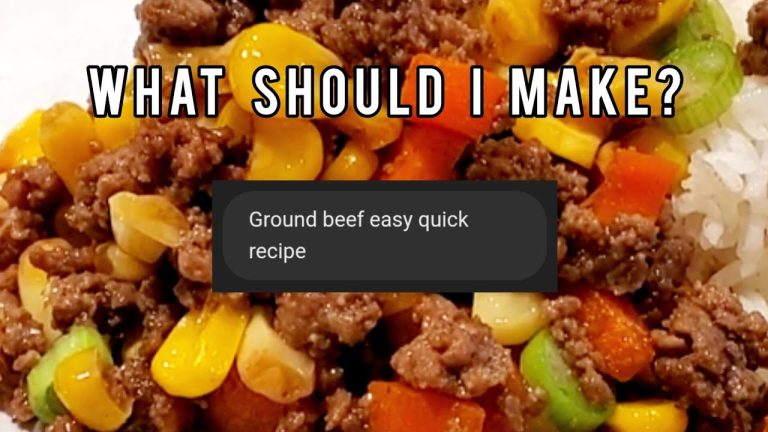 Testing a ChatGPT Ground Beef Recipe For Dinner