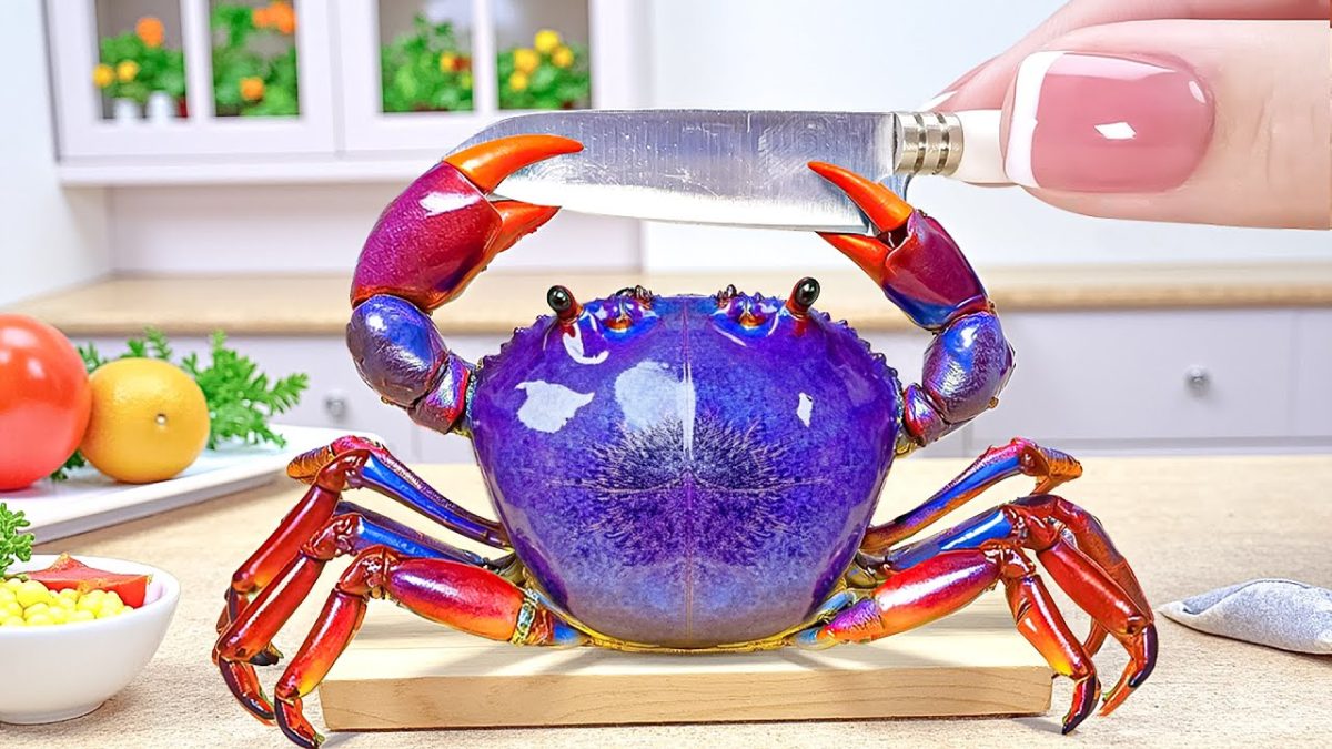 Satisfying Singapore Chili Crab | Best Of Miniature Spicy Seafood Recipe 🦀🔥| ASMR Cooking Mini Food