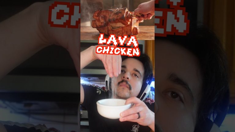 Steve’s Lava Chicken Recipe from the Minecraft Movie IRL! #shorts