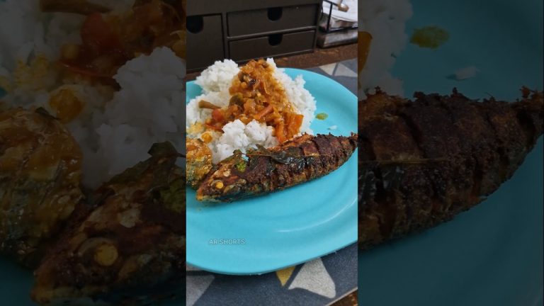 പച്ചരിച്ചോറും മീൻചാറും ഉണ്ടെന്ന് കേട്ടപ്പോഴേ 😎🤨🤫😍😋#shortvideo #fish #fishcurry #fishfry #shorts