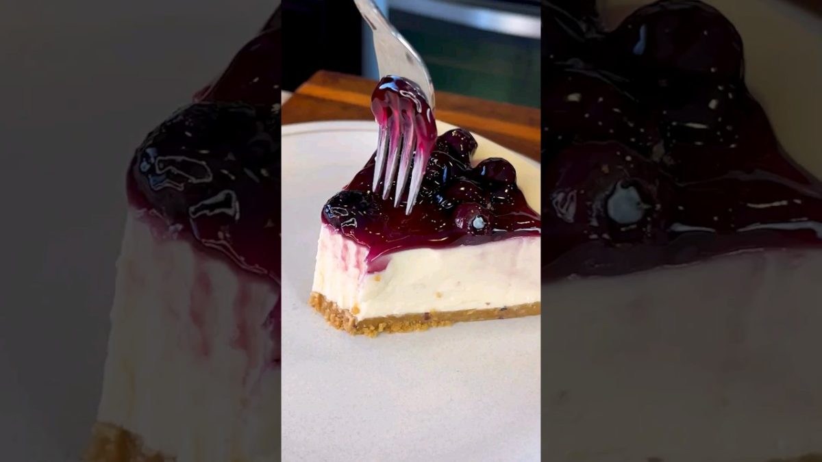 No Bake Blueberry Cheesecake #shorts